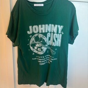 Daydreamer Green Johnny Cash Tee